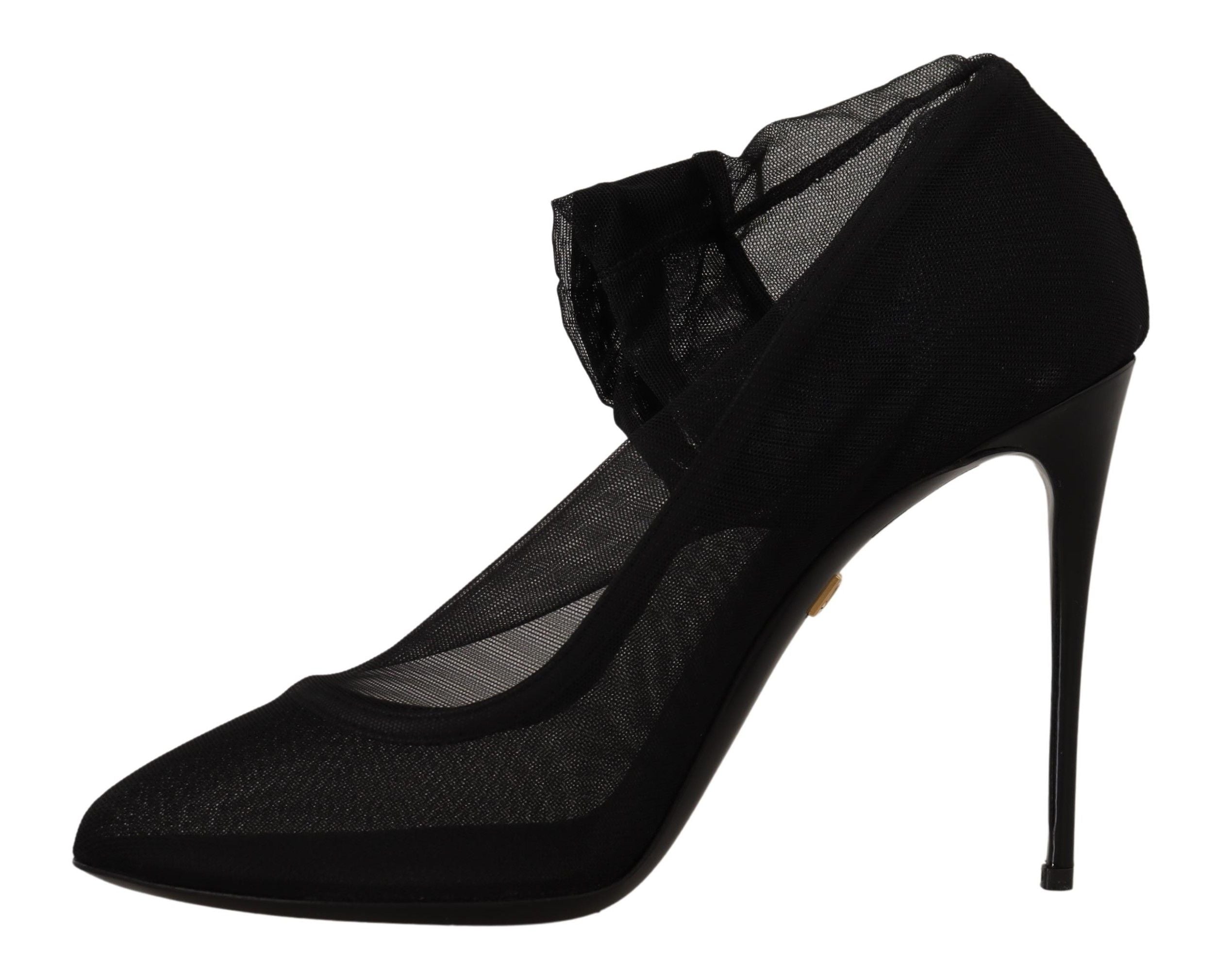 Dolce & Gabbana Elegant Black Stretch Socks Boots - ACCEXO