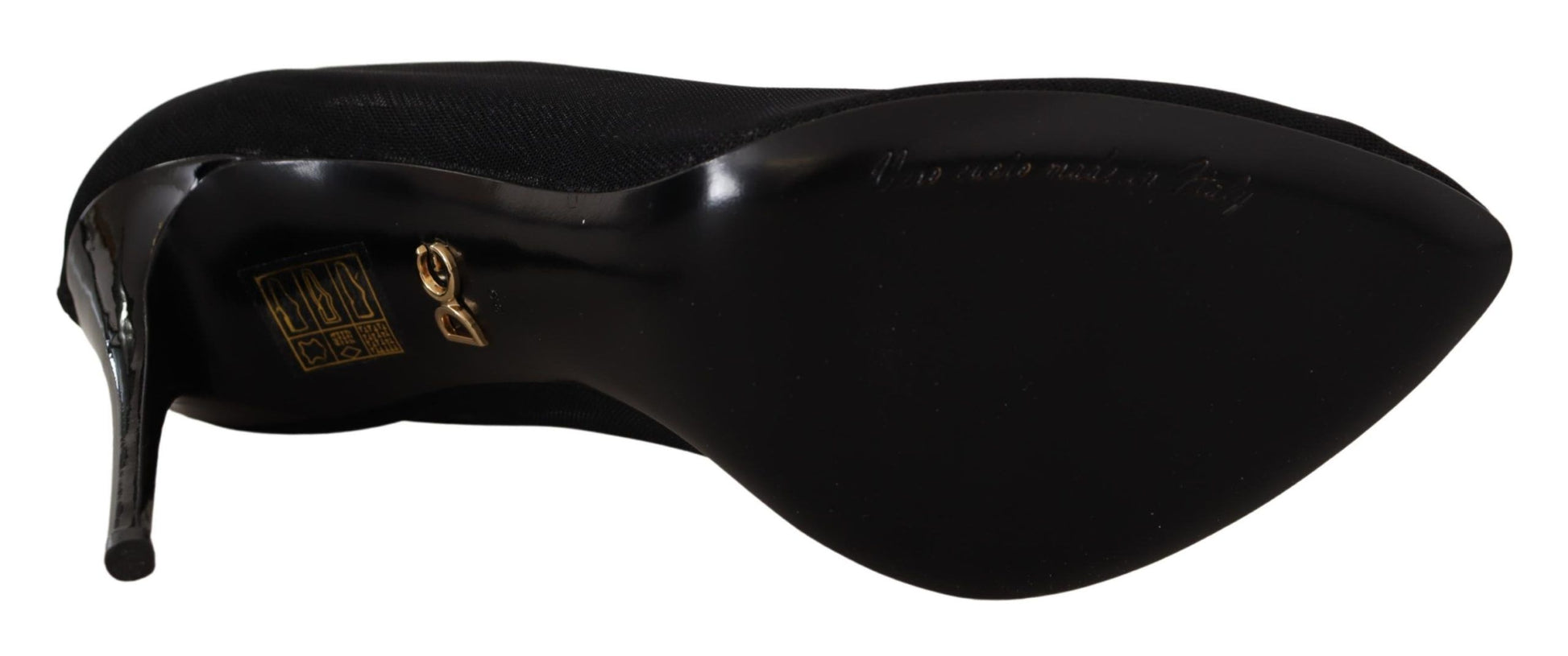 Dolce & Gabbana Elegant Black Stretch Socks Boots - ACCEXO