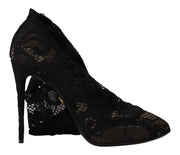 Dolce & Gabbana Elegant Stretch Sock Boots in Sleek Black - ACCEXO