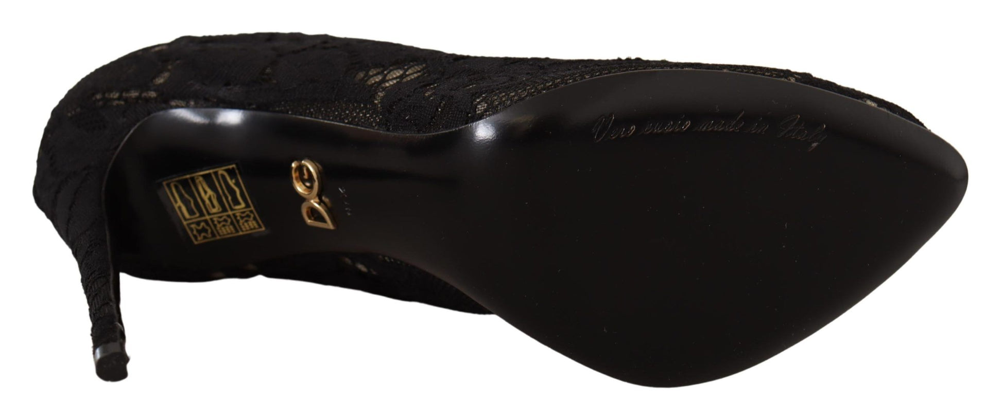 Dolce & Gabbana Elegant Stretch Sock Boots in Sleek Black - ACCEXO