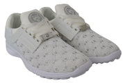 Plein Sport Sleek White Runner Beth Sport Sneakers - ACCEXO