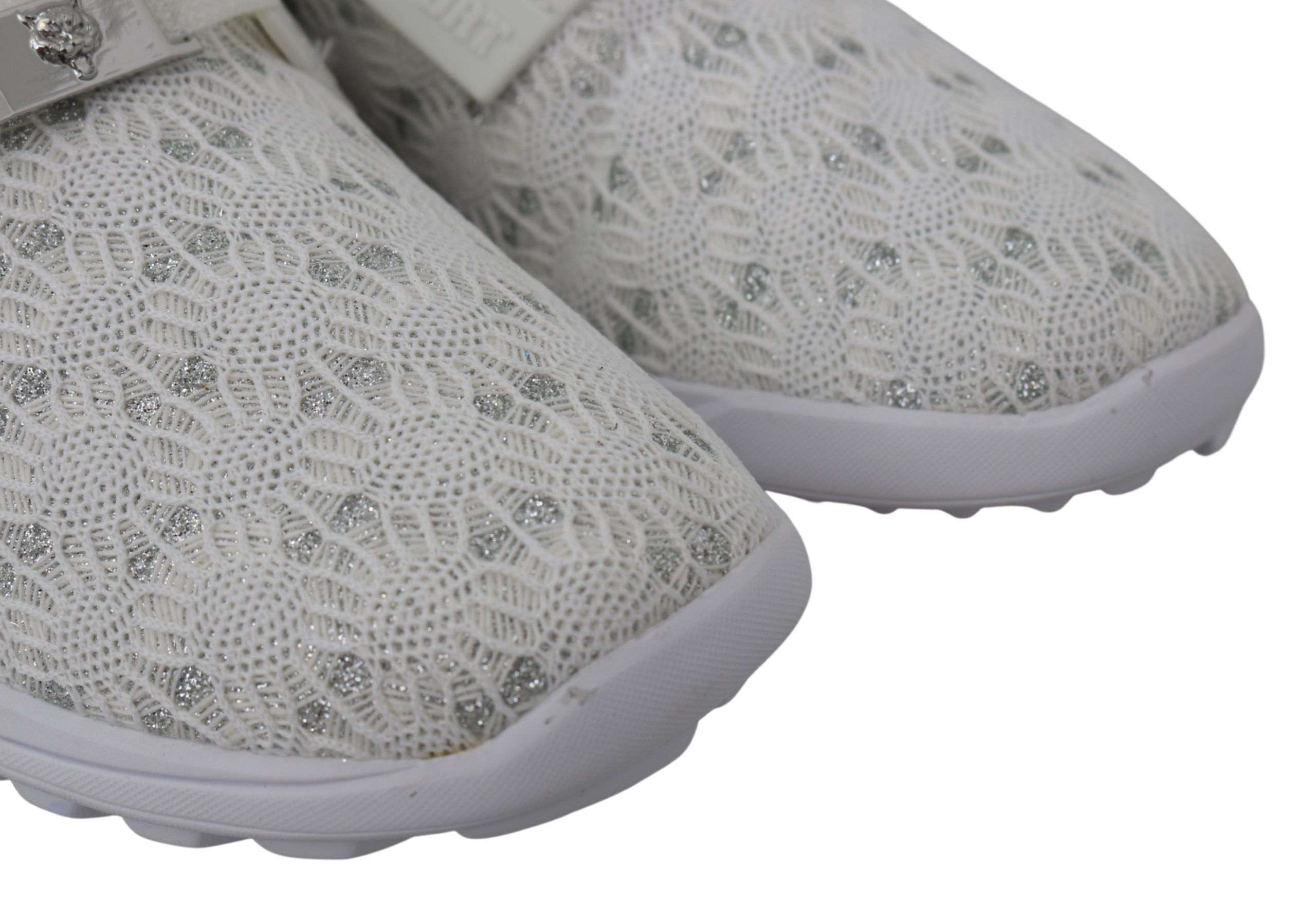 Plein Sport Sleek White Runner Beth Sport Sneakers - ACCEXO