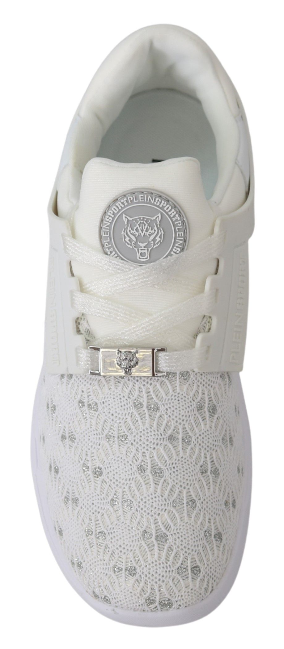 Plein Sport Sleek White Runner Beth Sport Sneakers - ACCEXO