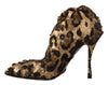 Dolce & Gabbana Elegant Leopard Sequin Knee-High Boots