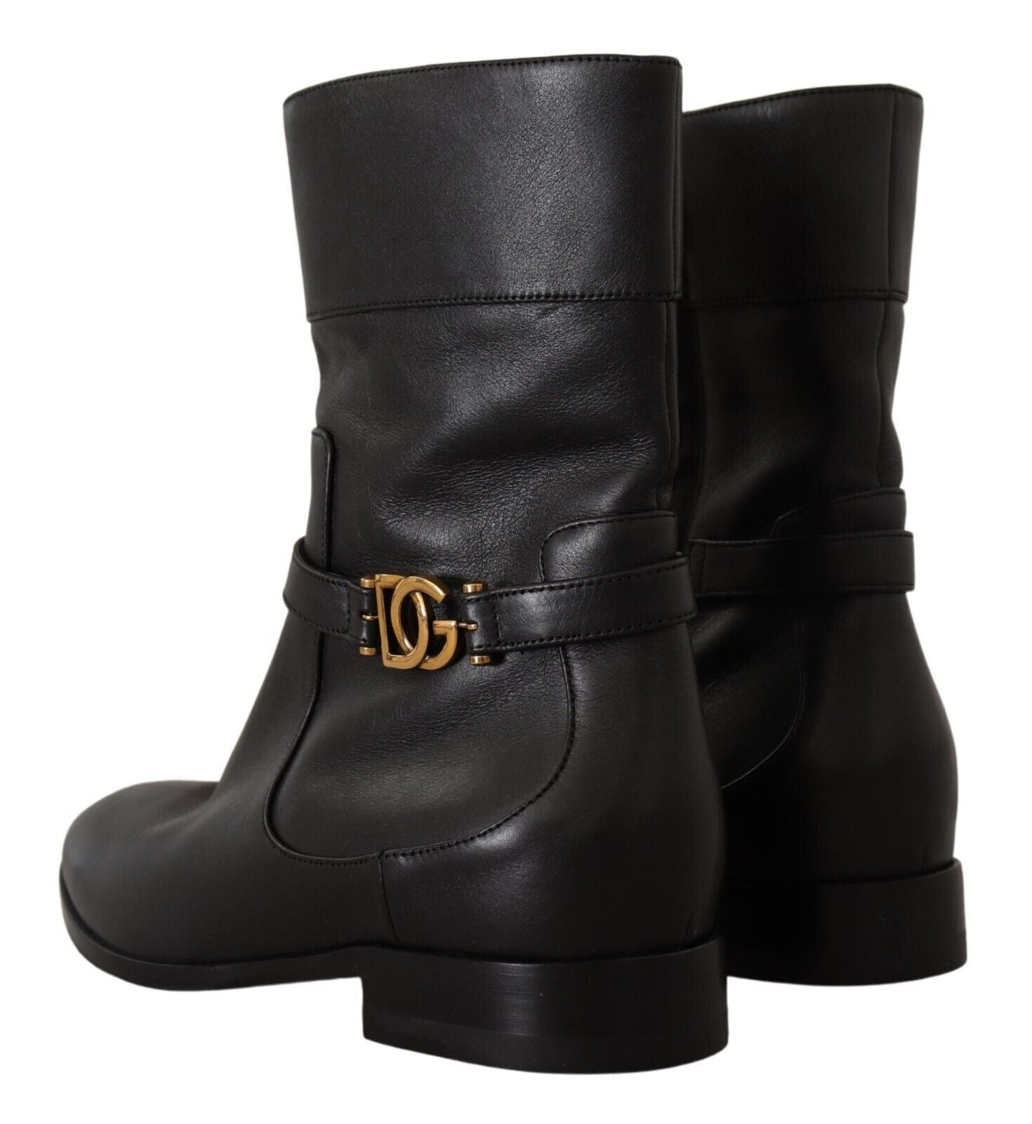 Dolce & Gabbana Elegant Leather Biker Boots - ACCEXO