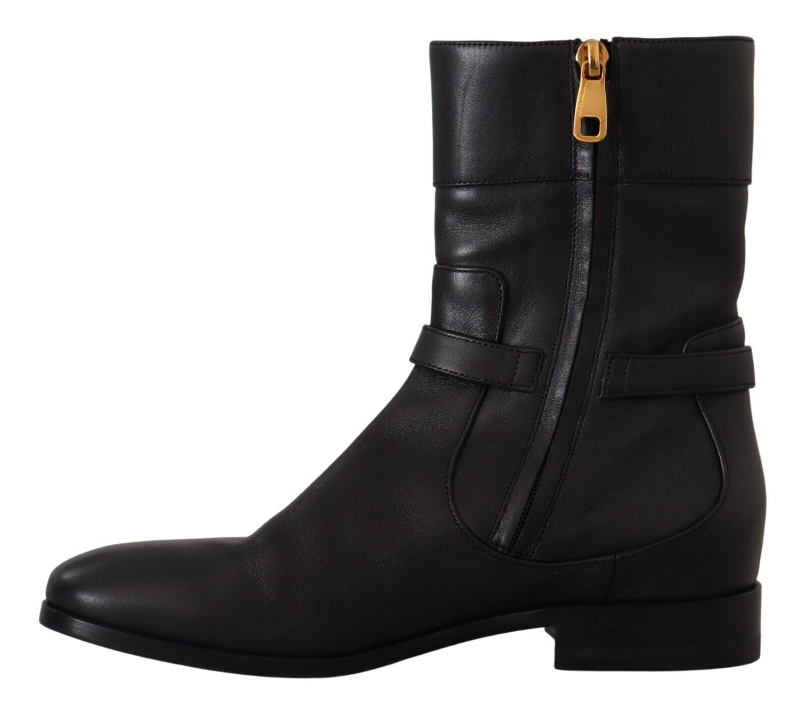 Dolce & Gabbana Elegant Leather Biker Boots - ACCEXO