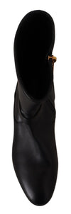 Dolce & Gabbana Elegant Leather Biker Boots