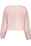 Guess Jeans Chic Pink Organic Cotton Sweatshirt