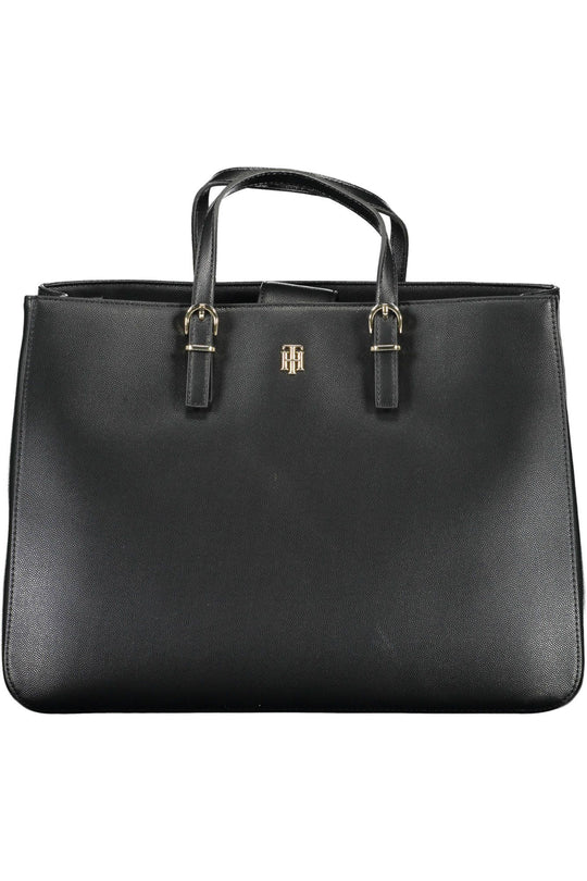 Tommy Hilfiger Black Polyethylene Women Handbag