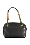 Guess Jeans Elegant Black Chain Shoulder Bag