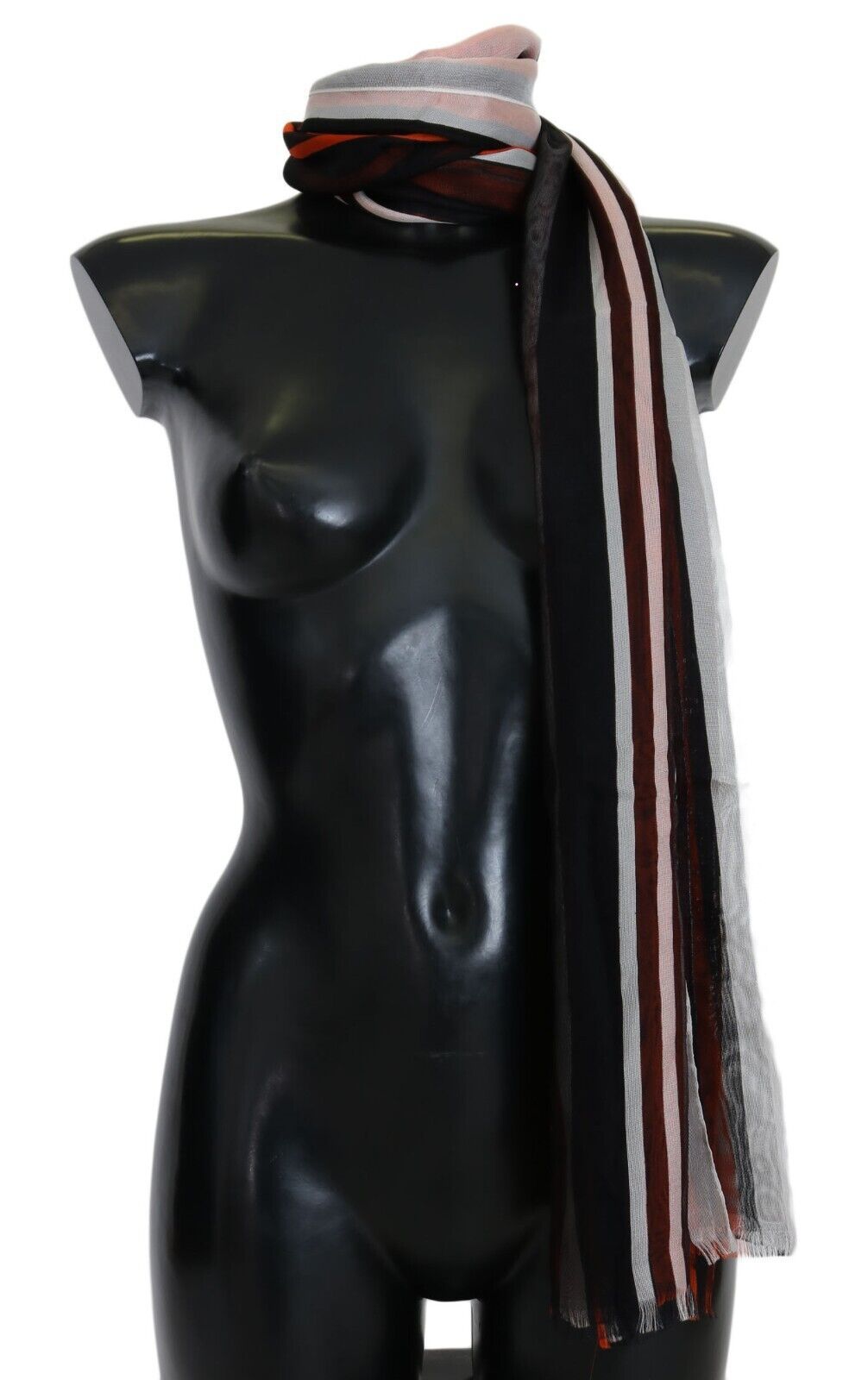 Dolce & Gabbana Elegant Multicolor Silk Fringed Scarf - ACCEXO