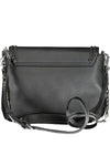 BYBLOS Elegant Chain-Handle Black Shoulder Bag