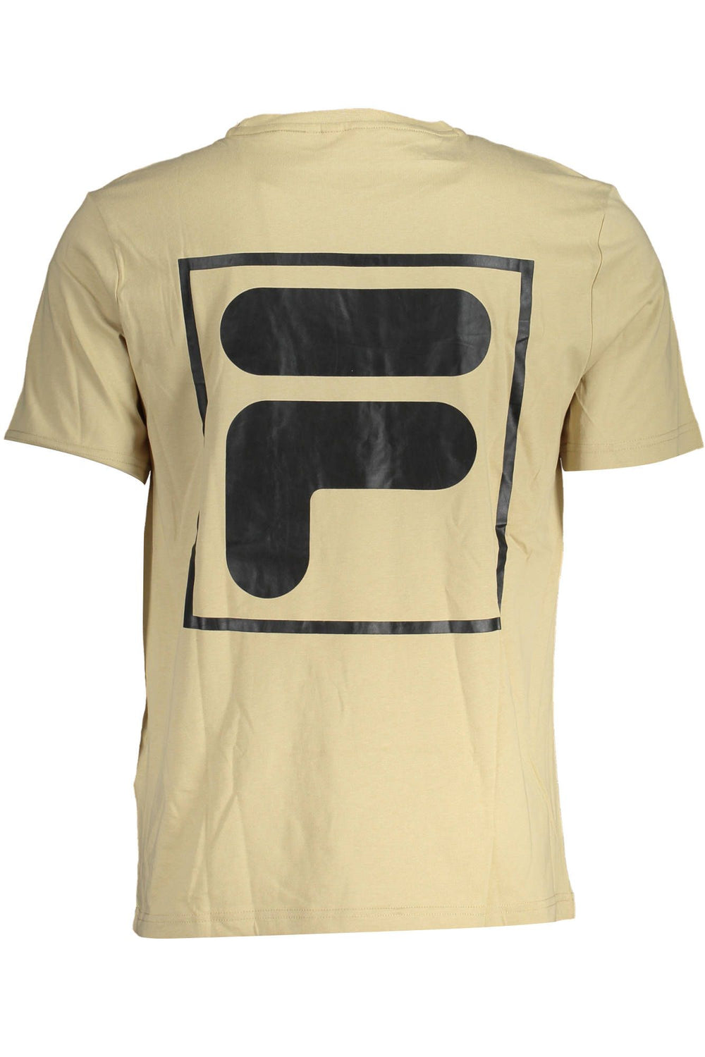 Fila Beige Cotton Men T-Shirt