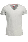 Tommy Hilfiger Gray Polyester Men T-Shirt