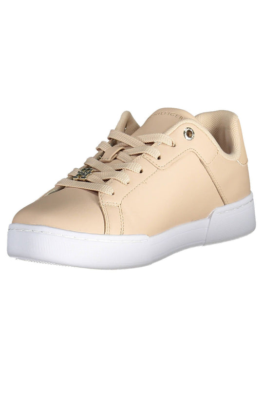 Tommy Hilfiger Pink Leather Women Sneaker