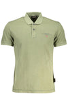 Napapijri Green Cotton Classic Polo with Logo Embroidery