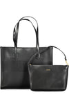 Guess Jeans Chic Black Convertible Shoulder Bag with Pochette