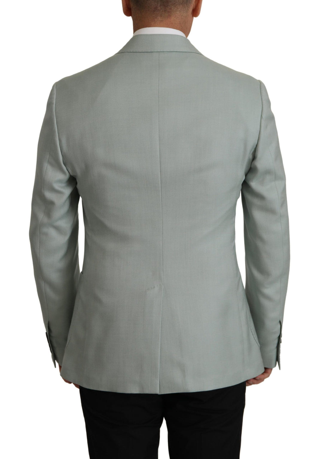 Dolce & Gabbana Elegant Slim Fit Cashmere Silk Blazer Jacket