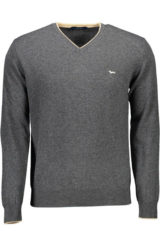 Harmont & Blaine Gray Wool Men Sweater - ACCEXO