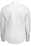 Harmont & Blaine Elegant White Cotton Shirt with Contrast Detailing