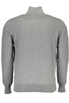 North Sails Gray Cotton Men Sweater