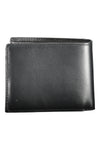 Tommy Hilfiger Sleek Black Leather Bi-Fold Wallet