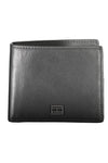 Tommy Hilfiger Elegant Black Leather Bi-Fold Wallet