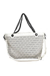 Desigual Chic White Chain-Handle Shoulder Bag