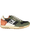 Napapijri Trendy Green Lace-Up Sneakers for the Modern Man