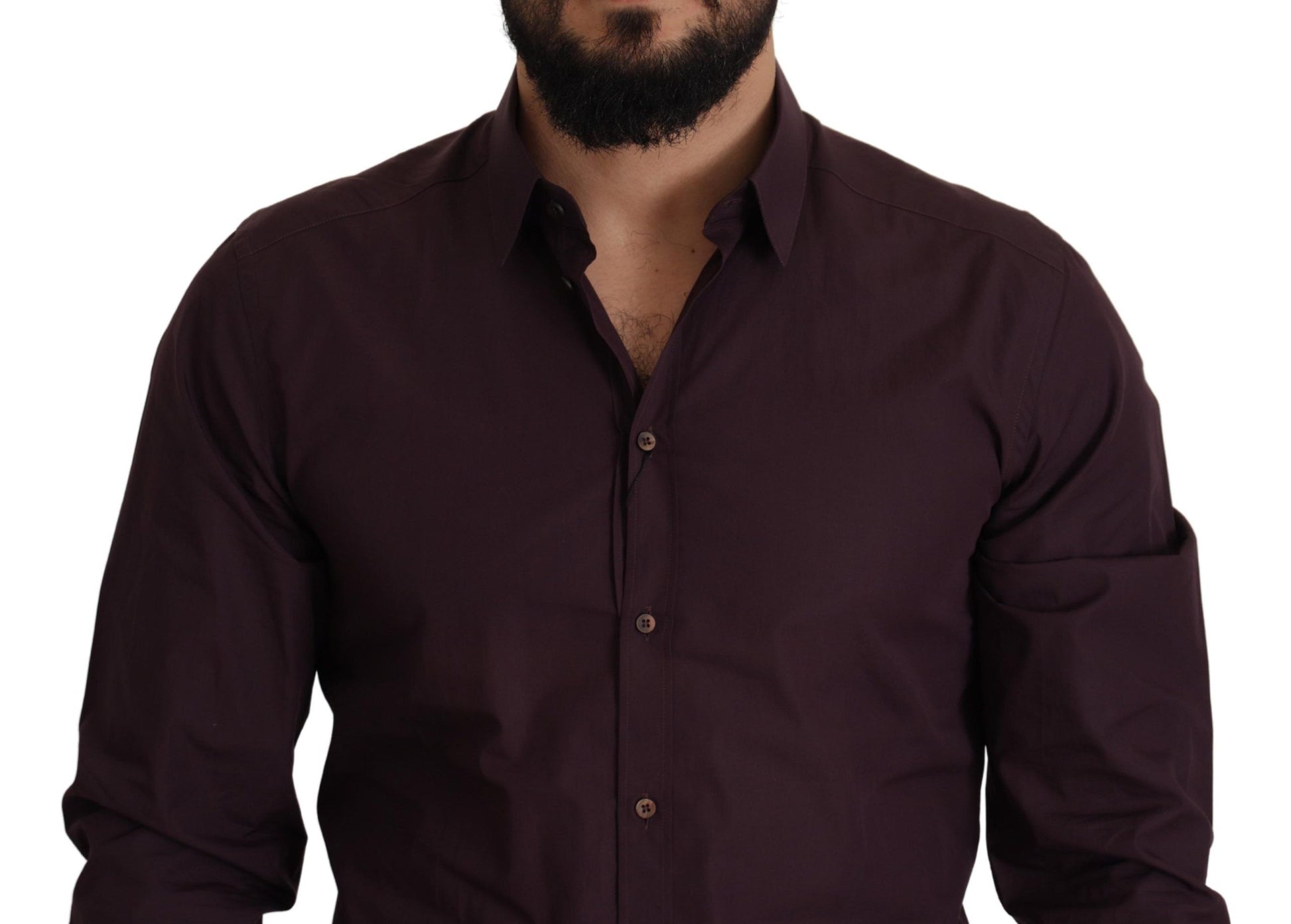 Dolce & Gabbana Regal Purple Slim Fit Dress Shirt - ACCEXO