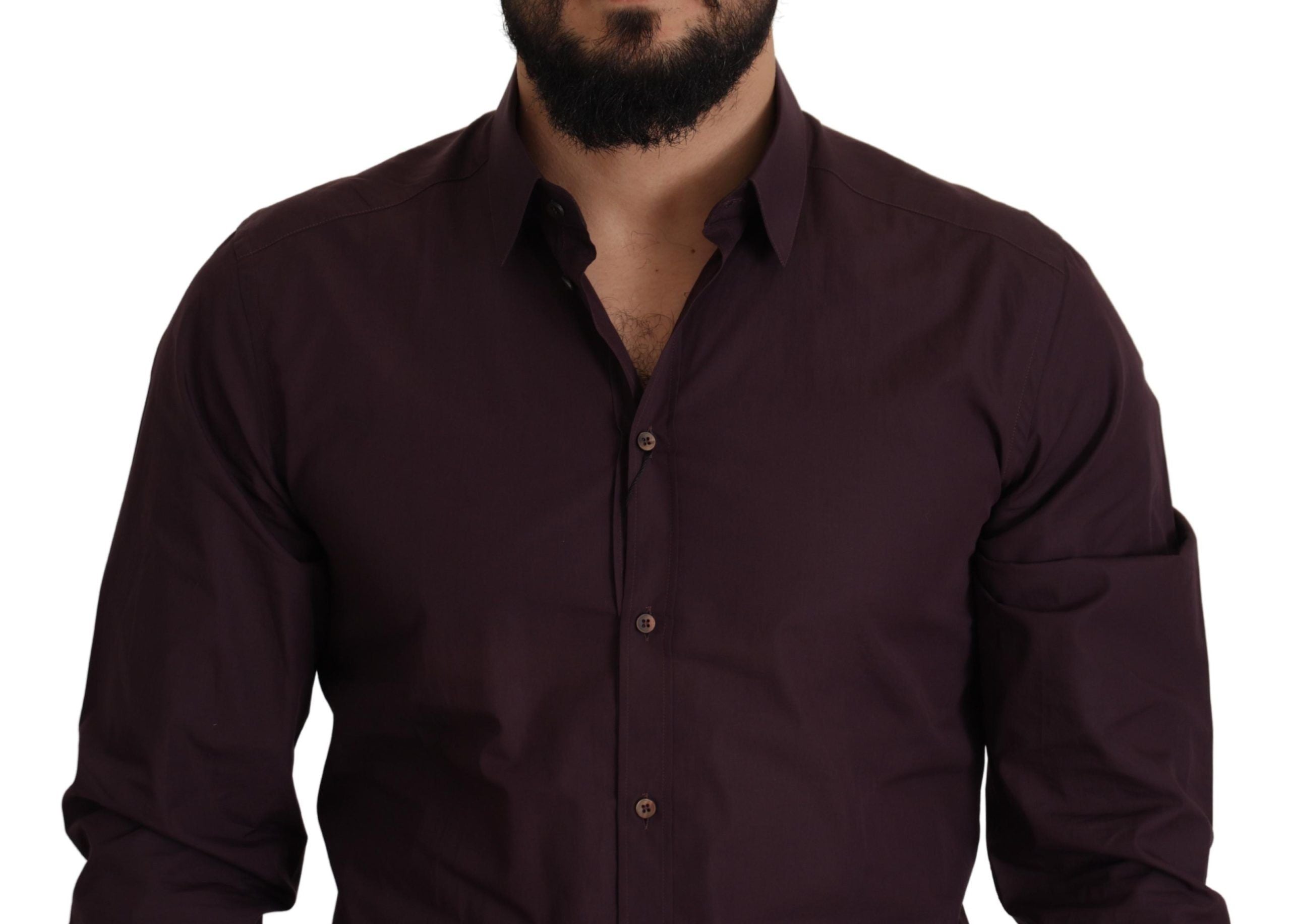 Dolce & Gabbana Regal Purple Slim Fit Dress Shirt - ACCEXO