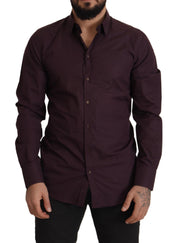 Dolce & Gabbana Regal Purple Slim Fit Dress Shirt - ACCEXO