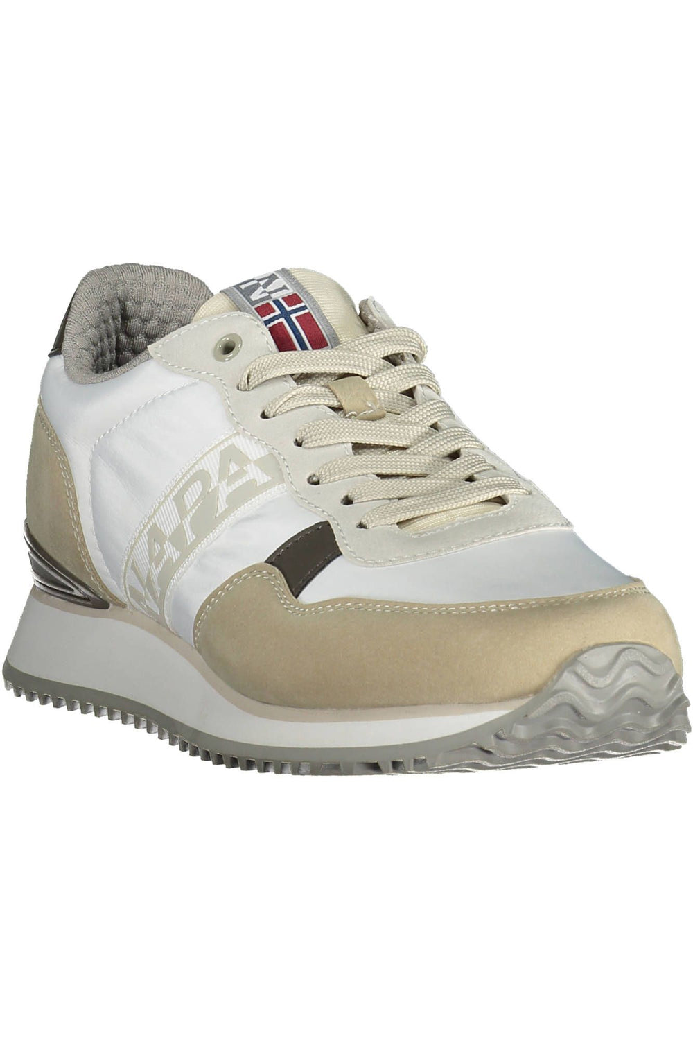 Napapijri White Polyester Men Sneaker - ACCEXO