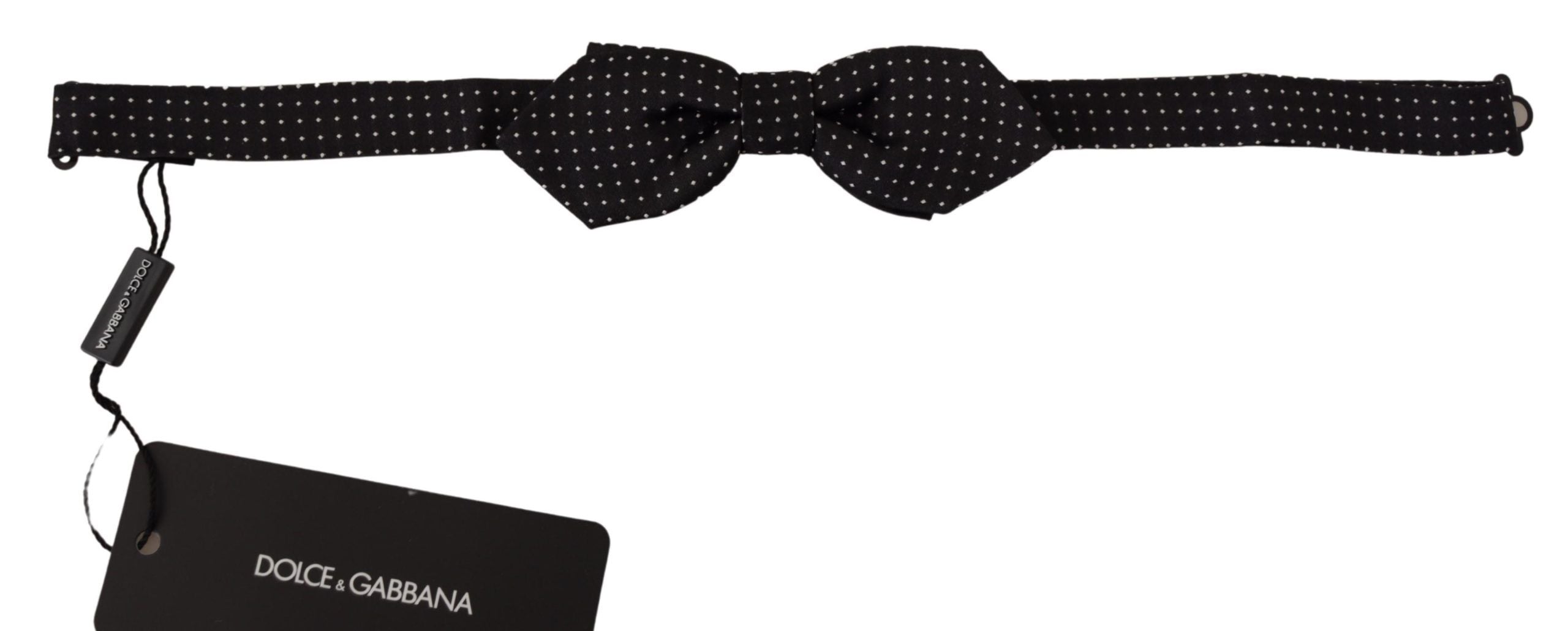 Dolce & Gabbana Exquisite Silk Polka Dot Bow Tie - ACCEXO