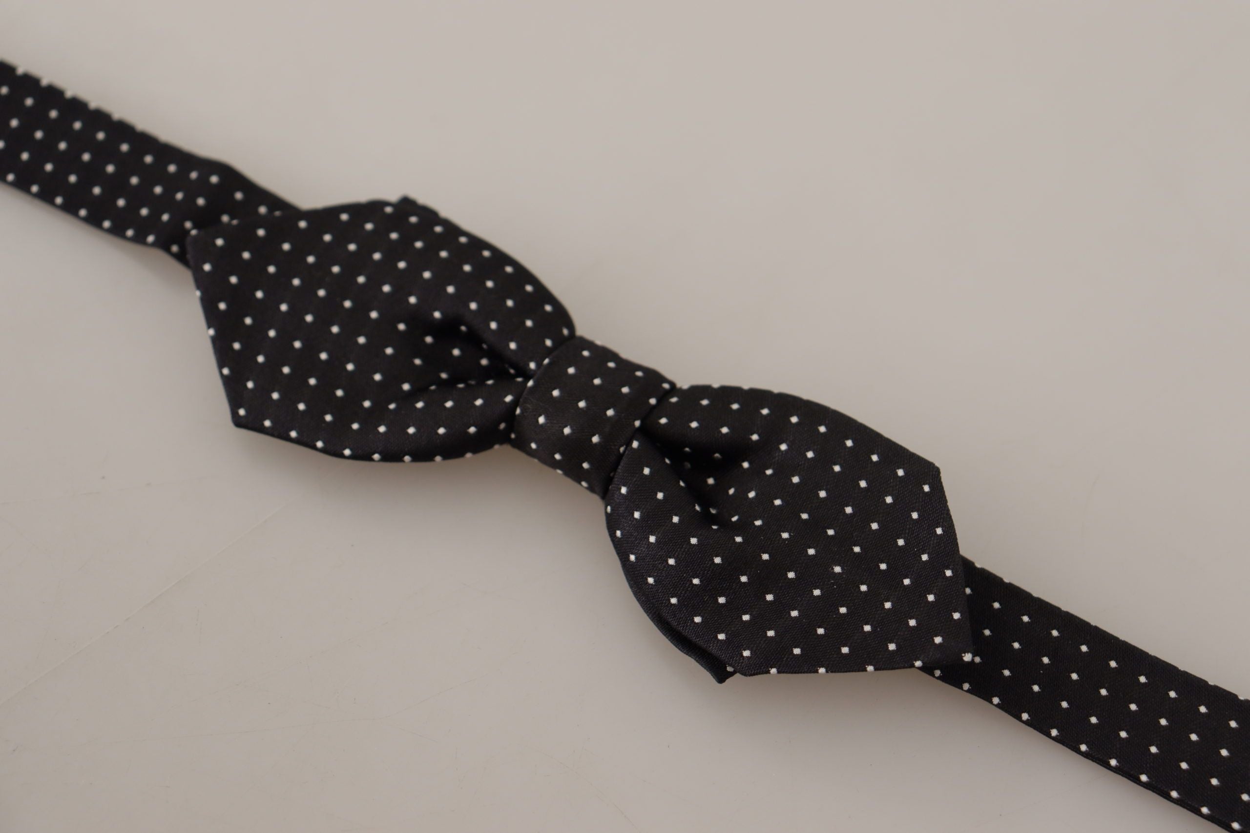 Dolce & Gabbana Exquisite Silk Polka Dot Bow Tie - ACCEXO
