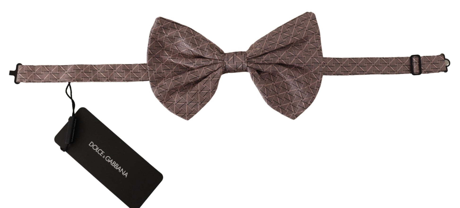Dolce & Gabbana Elegant Silk Gray Bow Tie - Men's Formalwear - ACCEXO