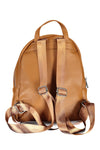 BYBLOS Elegant Brown Backpack with Contrasting Details