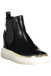 U.S. POLO ASSN. Elegant Black Low Ankle Boots with Side Elastic