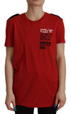 Dolce & Gabbana Elegant Red Crewneck Cotton Tee