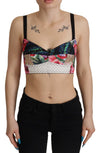 Dolce & Gabbana Floral Print Cropped Corset Top