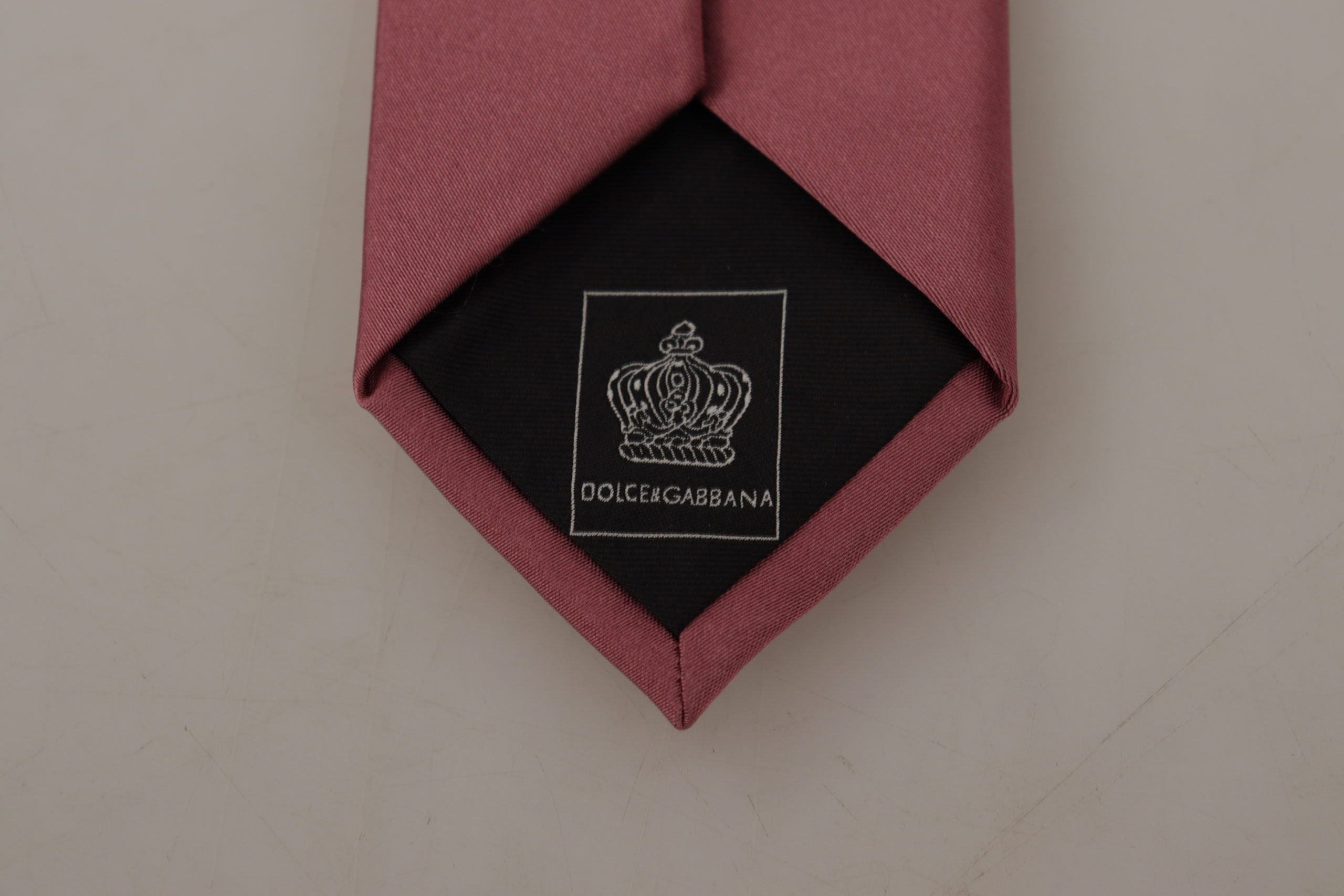 Dolce & Gabbana Elegant Pink Silk Bow Tie - ACCEXO