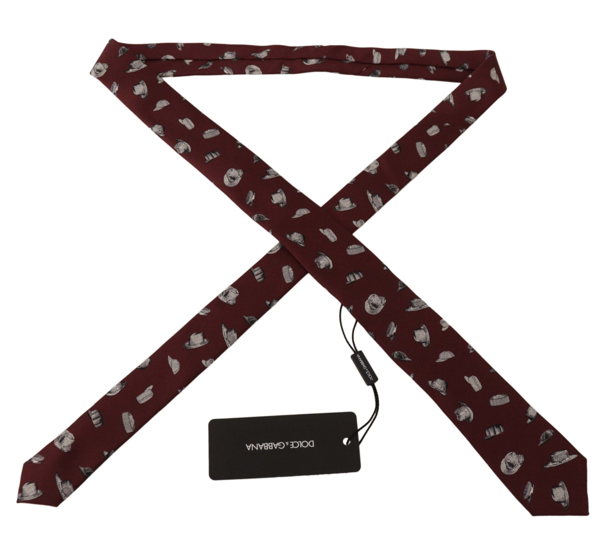 Dolce & Gabbana Maroon Elegance Silk Tie - ACCEXO