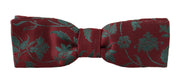 Dolce & Gabbana Elegant Maroon Patterned Bow Tie - ACCEXO