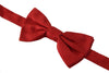 Dolce & Gabbana Elegant Red Silk Bow Tie