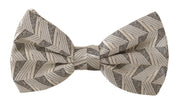 Dolce & Gabbana Elegant Silk Grey Bow Tie - ACCEXO