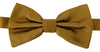 Dolce & Gabbana Elegant Mustard Yellow Silk Bow Tie