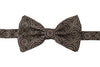 Dolce & Gabbana Elegant Silk Black & White Bow Tie