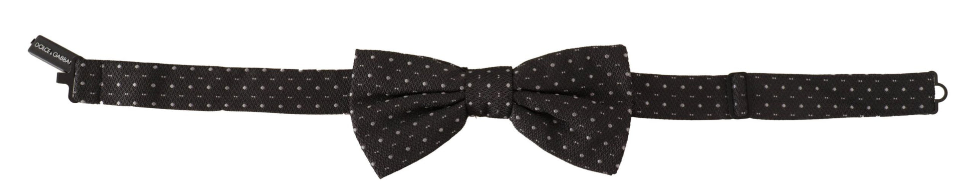 Dolce & Gabbana Elegant Polka Dot Silk Bow Tie - ACCEXO