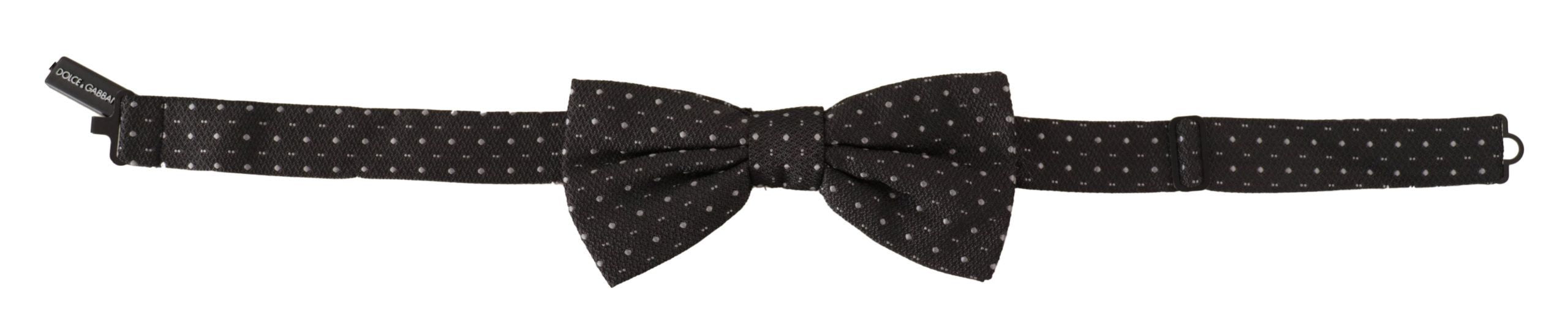 Dolce & Gabbana Elegant Polka Dot Silk Bow Tie - ACCEXO