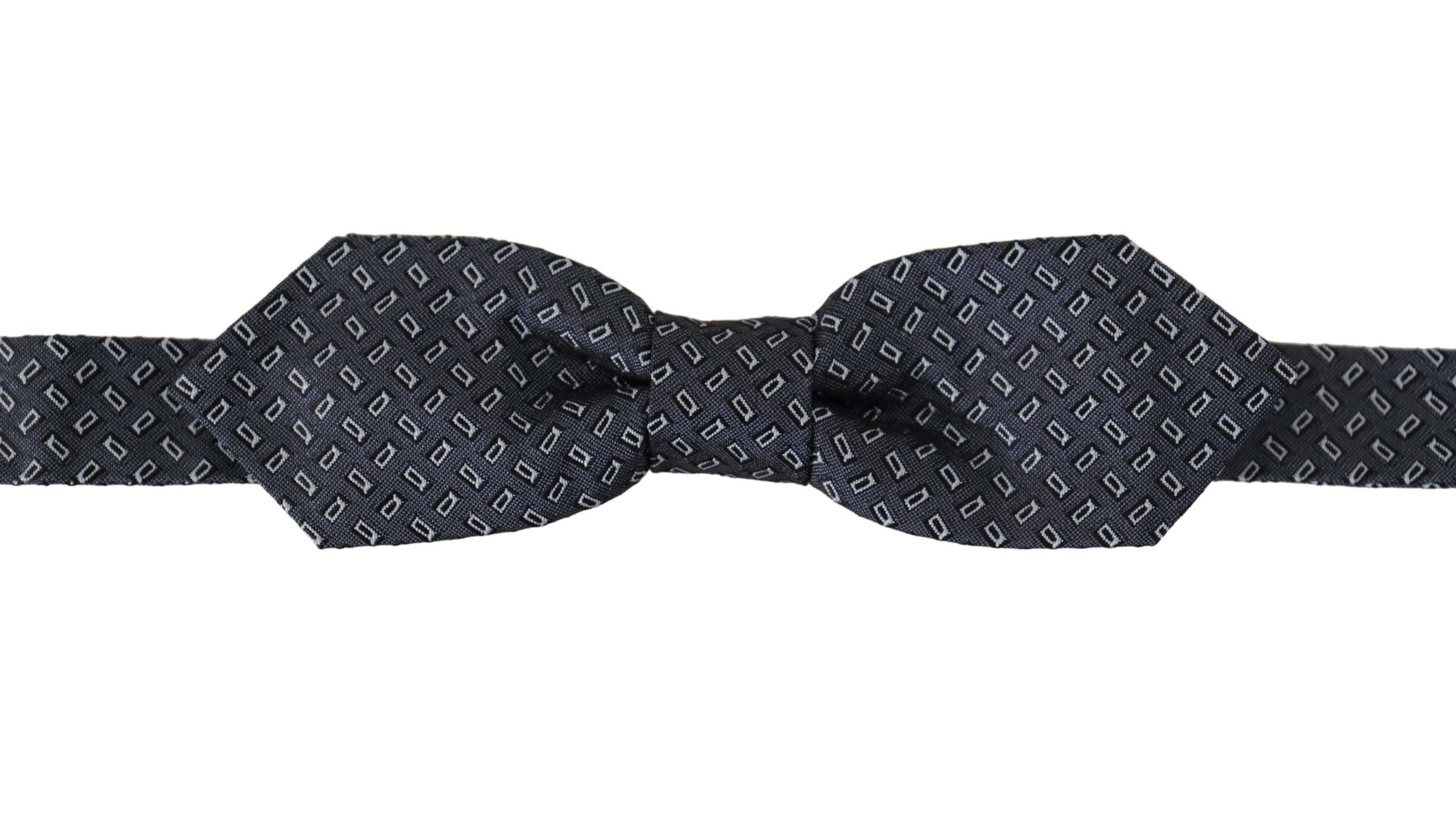 Dolce & Gabbana Elegant Polka Dot Silk Bow Tie - ACCEXO